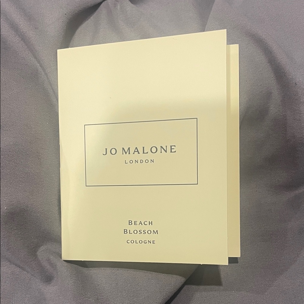 Jo Malone Beach Blossom Cream Packaging Sample